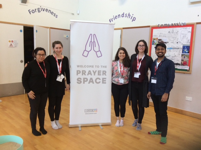 The ICE team during Easter prayer spaces project